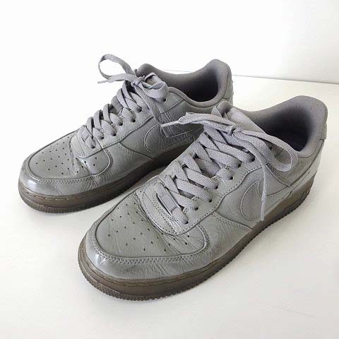 ナイキ Nike Air Force 1 Low Premium エアフォース 1 プレミアム ロー スニーカー シューズ エナメル レザー 27 0cm グレー Us 9 くつ 靴 レア 希少 メンズ 068 ベクトルパーク