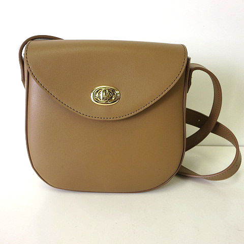 ロペピクニック Rope Picnic バッグ ショルダーバッグ フェイクレザー キャメル ブラウン ゴールド金具 かばん 鞄 カバン 美品 レディース 068 ベクトルパーク