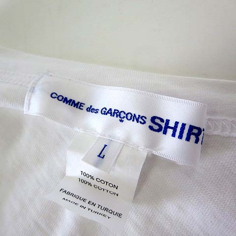 新品未使用タグ付き☆COMME des GARÇONS ☆長袖シャツ ホワイト 楽天市場】ロングシャツ（ブランドコムデギャルソン）の通販
