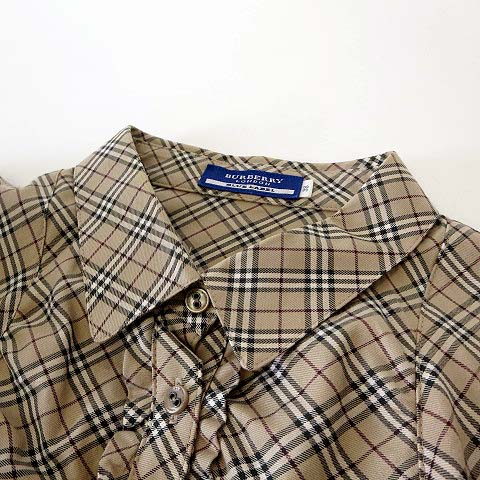 バーバリーブルーレーベル BURBERRY BLUE LABEL シャツ ブラウス 半袖