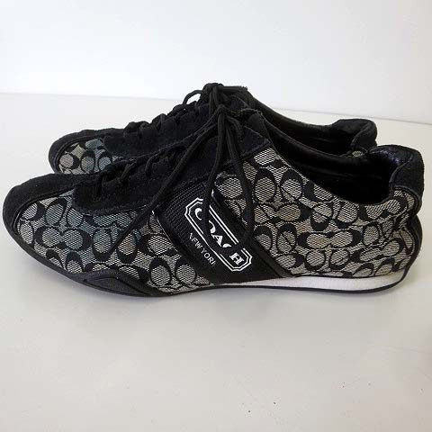 コーチ COACH スニーカー シューズ シグネチャー柄 スエード レザー  