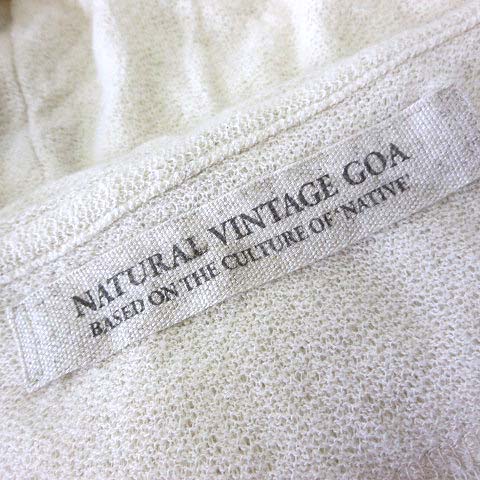 36 割引free Size 高価値 Natural Vintage Goa ノースリーブパーカー パーカー レディースfree Size Oped Fr