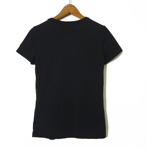 バーバリー ブルーレーベル 半袖 Ｔシャツ ホースロゴ 黒 38サイズ バーバリーブルーレーベル BURBERRY BLUE LABEL Tシャツ