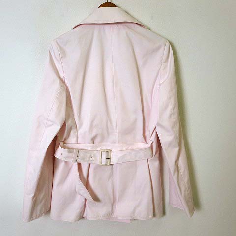 エピウスプレイス Et Puis Place コート トレンチコート ベルト付 飾りステッチ S 1 ペールピンク レディース 068 ベクトルパーク