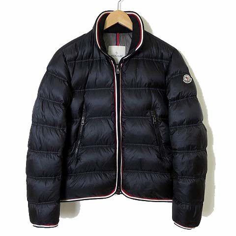 美品 モンクレール ダウンジャケット メンズ AMIEZ トリコロールライン 0