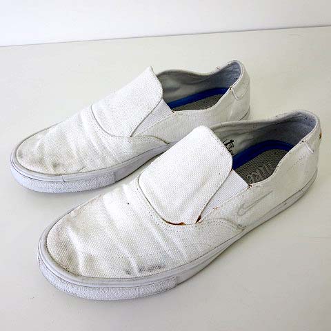 ナイキ エスビー Nike Sb スニーカー スリッポン キャンバス ロゴ 刺繍 27 5 白 ホワイト Us 9 5 くつ 靴 シューズ メンズ 068 ベクトルパーク