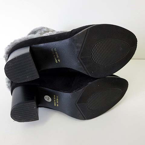 クロッシー Closshi ブーツ ショートブーツ ブーティ ファー スエード調 M 黒 ブラック グレー 23 0 くつ 靴 シューズ レディース 068 ベクトルパーク クロッシー Closshi ブーツ ショートブーツ ブーティ ファー スエード調 M 黒 ブラック グレー 23 0 くつ 靴 シューズ レディース 068 ベクトルパーク