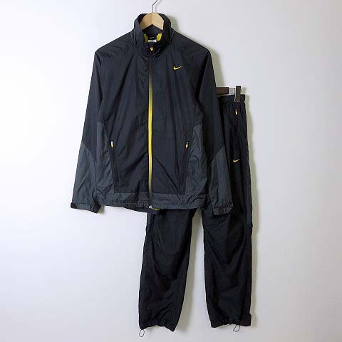 ナイキ NIKE 上下セットアップ ナイロン トレーニングウェア ジップ 