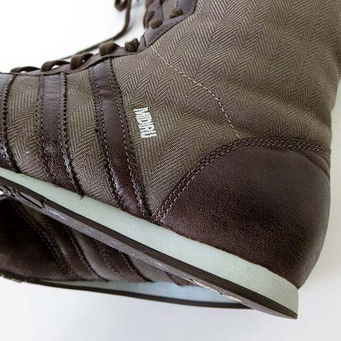 アディダス adidas MIDIRU HI スニーカー ブーツ ロング ロゴ 刺繍