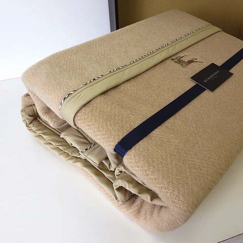 バーバリー 毛布 未使用（未使用品/バーバリーズ/純毛毛布/ノバ 