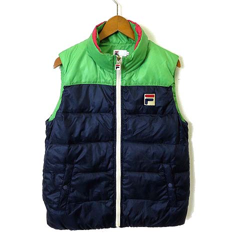 フィラ FILA ダウンベスト ブルゾン テニスウエア TENNIS ロゴ フィラ FILA ダウンベスト ブルゾン テニスウエア TENNIS ロゴ