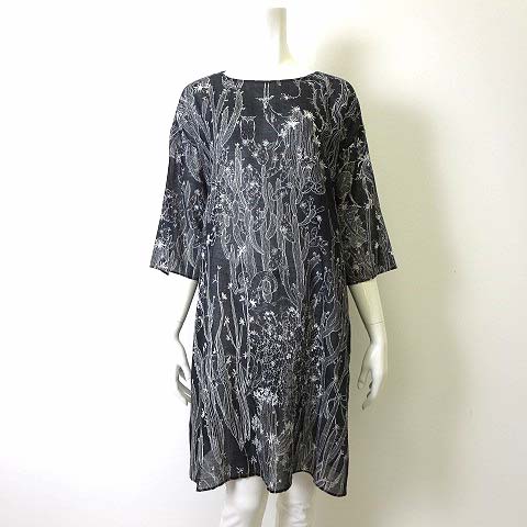 有名ブランド Jurgen ヨーガンレール Lehl 紺 M リネン チュニック ワンピース ワンピース Www Cecop Gob Mx