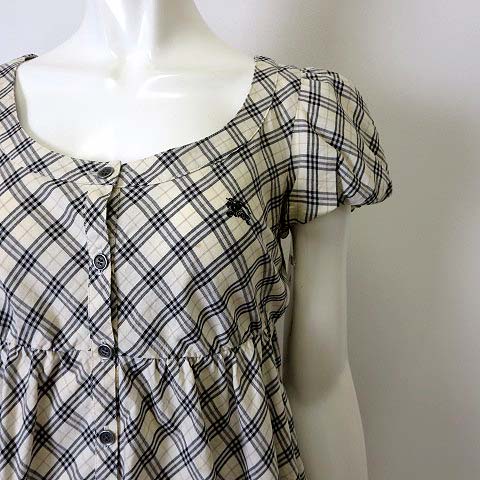 バーバリーブルーレーベル BURBERRY BLUE LABEL チュニック ブラウス 