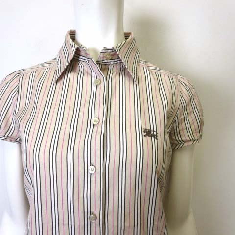 Burberry Blue Label タグ付き　未使用　ブラウス　カットソー 即発送】BURBERRY BLUE LABEL バーバリー カットソー ノバ