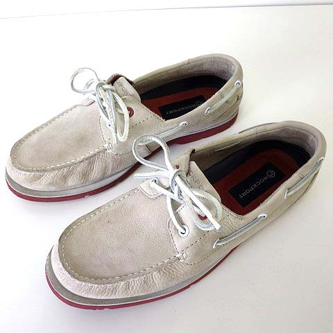 ロックポート Rockport シューズ デッキシューズ レザー 26 5cm ライトベージュ くつ 靴 メンズ 068 ベクトルパーク