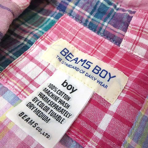 BEAMS BOY パッチワーク BEAMS BOY パッチワーク マドラスチック