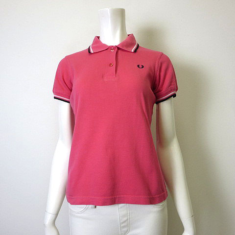 Fred Perry フレッドペリー ピンク ポロシャツ FRED PERRY フレッド