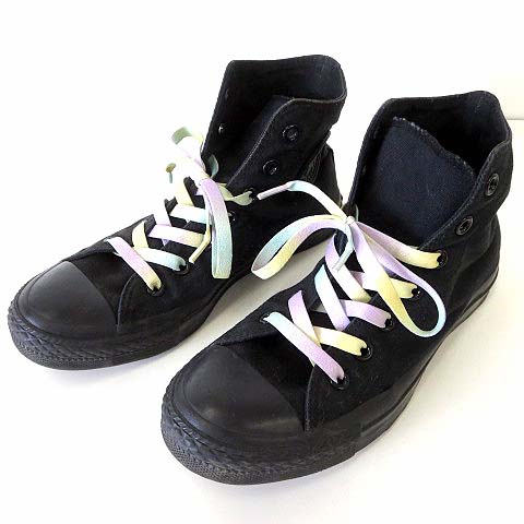 コンバース Converse オールスター All Star Hi スニーカー シューズ キャンバス 24 5cm 黒 ブラック くつ 靴 レディース 068 ベクトルパーク