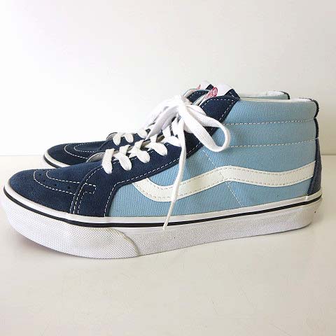 バンズ Vans スニーカー Sk8 Mid スケートミッド V37cl シューズ 27 0cm 水色 サックスブルー 紺 白 Us 9 くつ 靴 メンズ 068 ベクトルパーク