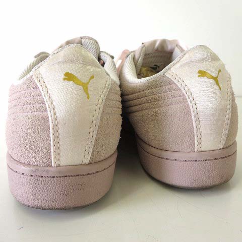 プーマ PUMA スニーカー シューズ スエード リボン 24.5cm 薄