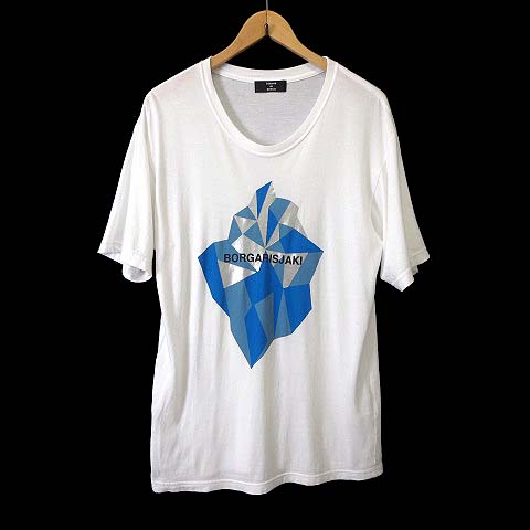 カバンドズッカ CABANE de zucca Tシャツ カットソー 半袖 プリント M 