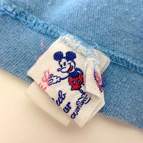 ⭐️ヴィンテージTシャツ★ミッキーマウス★ディズニー★水色★ブルー 80s Disneyディズニー ミッキー マウス Florida Tシャツ 青
