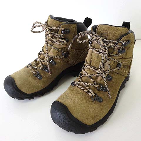 キーン Keen ピレニーズ Pyrenees トレッキングシューズ アウトドア ブーツ キャンプ 登山靴 本革 スエード レザー 23 0cm モカブラウン 茶色 くつ 靴 レディース 068 ベクトルパーク