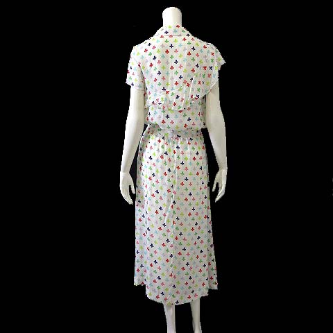 マヌーシュ MANOUSH セットアップ 上下 スカートスーツ 半袖 フリル  