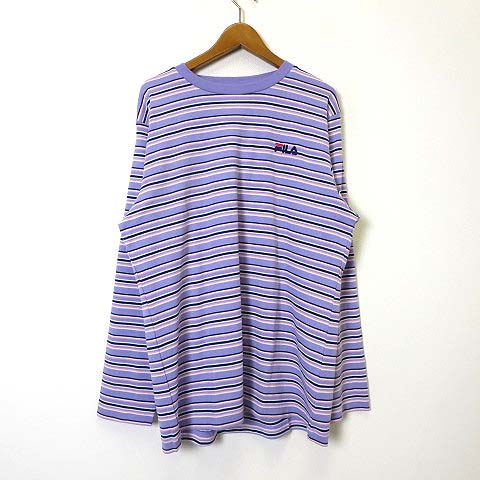 美品＊FILAフィラ＊パープル×フィラネイビーの上下セットアップXL 美品＊FILAフィラ＊パープル×フィラネイビーの上下セットアップ