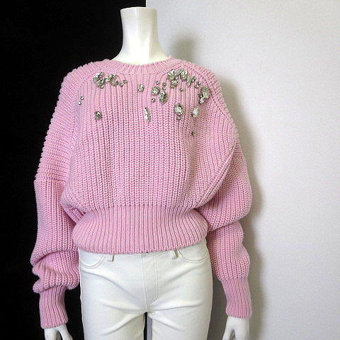 ヌメロヴェントゥーノ N°21 2021AW ニット セーター ビジュー 装飾  