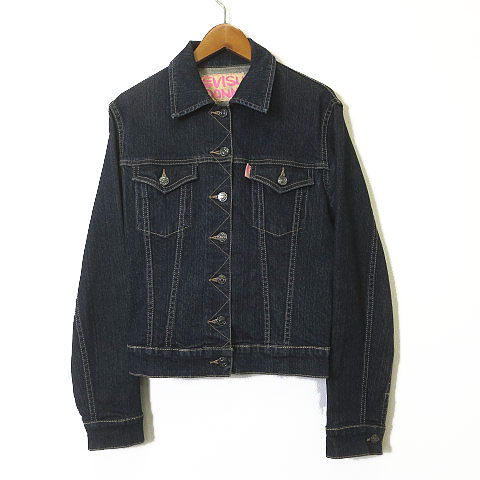 エヴィスドンナ EVISU DONNA デニムジャケット ジージャン カモメ ロゴ 