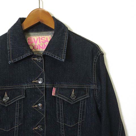 エヴィスドンナ EVISU DONNA デニムジャケット ジージャン カモメ ロゴ 