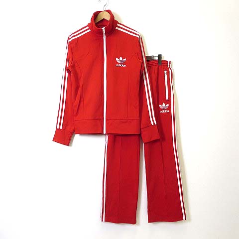 アディダス adidas 上下セットアップ ジャージ ロゴ フロッキー 