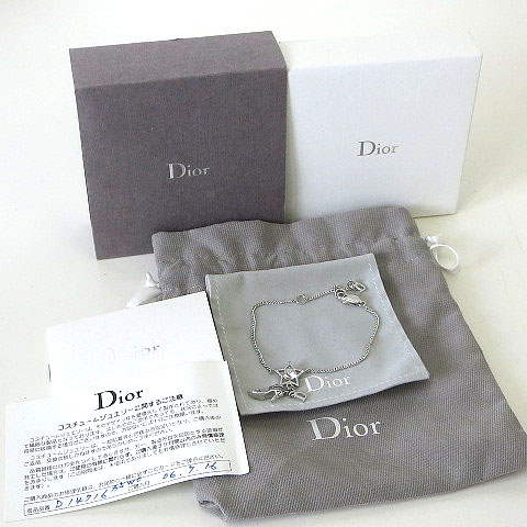 クリスチャンディオール Christian Dior ブレスレット ロゴ ライン 
