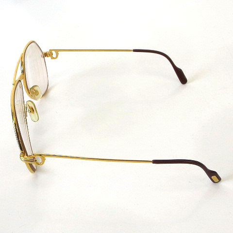 カルティエ Cartier メガネ 眼鏡 ツーブリッジ ティアドロップ カルティエ Cartier メガネ 眼鏡 ツーブリッジ ティアドロップ