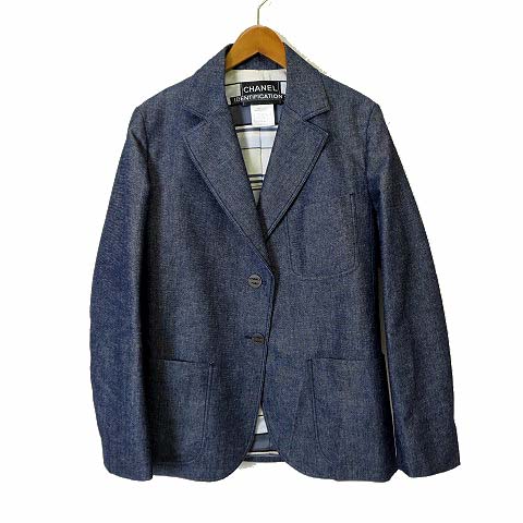 シャネル CHANEL IDENTIFICATION ジャケット ブレザー テーラード 00C 