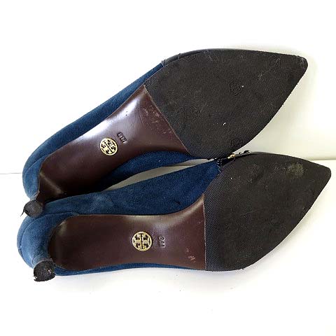 トリーバーチ TORY BURCH パンプス 本革 スエード レザー ロック 