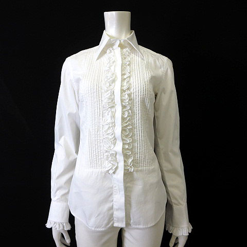 ドルチェ&ガッバーナ ドルガバ DOLCE&GABBANA シャツ ブラウス フリル  