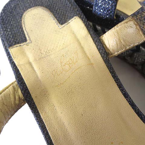 クリスチャンルブタン Christian louboutin サンダル デニム ロック