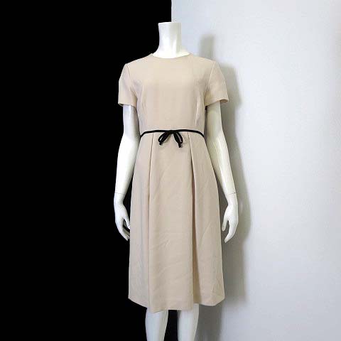 マックスマーラ MAX MARA イタリア製 ワンピース フレア 半袖 ウエスト 