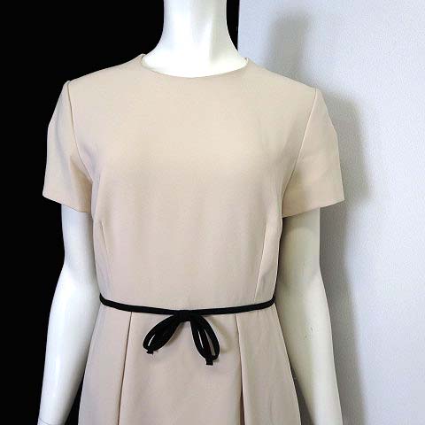 マックスマーラ MAX MARA イタリア製 ワンピース フレア 半袖 ウエスト  