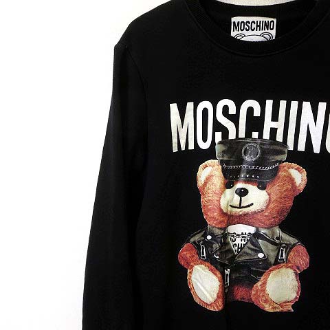 モスキーノ MOSCHINO トレーナー スウェット ロゴ ポリス ベア くま 