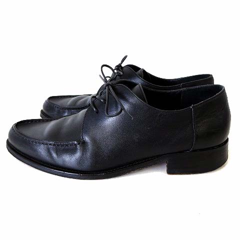 美品 GUCCI コンフォート レザーシューズ メンズ 40 ブラック 即決 GUCCI グッチ 25cm 40E 1581 メンズ レザーシューズ ヴァンプ