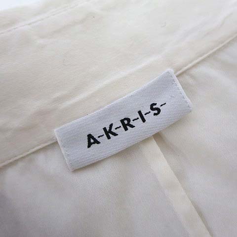 アクリス AKRIS シャツ ブラウス ノースリーブ スキッパー