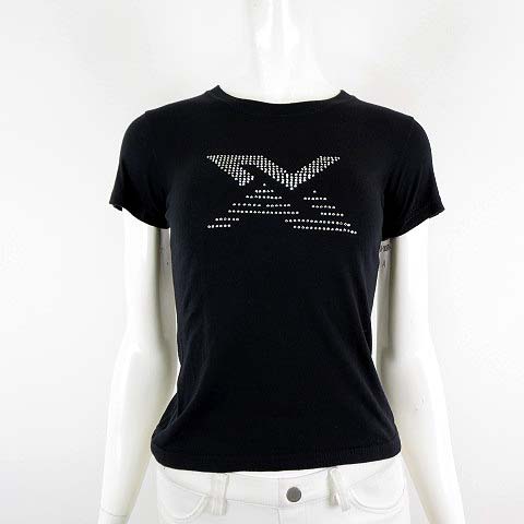 tシャツ Tシャツ 「A|X アルマーニ エクスチェンジ」ラインロゴ　シアートップス A|X Armani Exchange Men\u0027s Embroidered Metallic Icon T-Shirt - Macy\u0027s