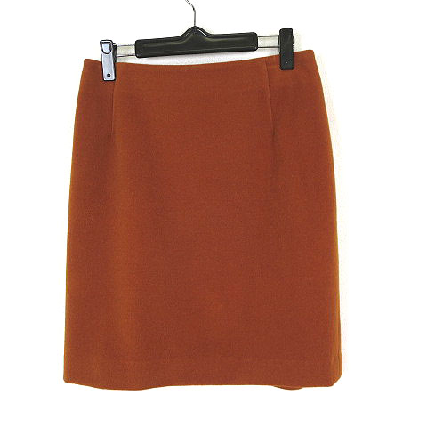 ジルサンダー JIL SANDER スカート アンゴラ ウール バックジップ M 38  