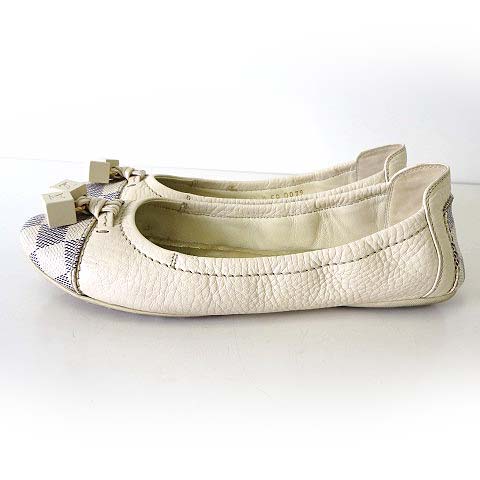 ルイヴィトン LOUIS VUITTON バレエシューズ フラット パンプス ダミエ  