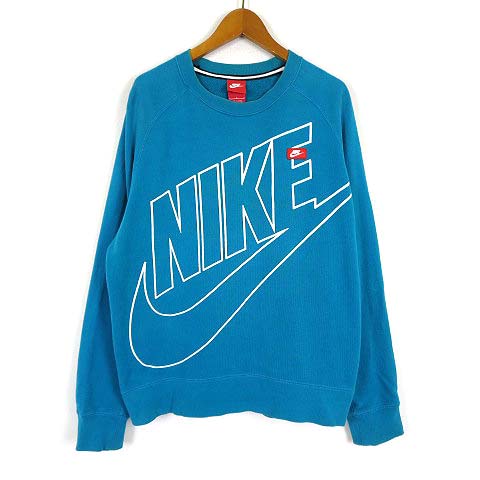 ナイキ NIKE トレーナー スウェット ビッグ ロゴ ワッペン 刺繍 長袖 L 