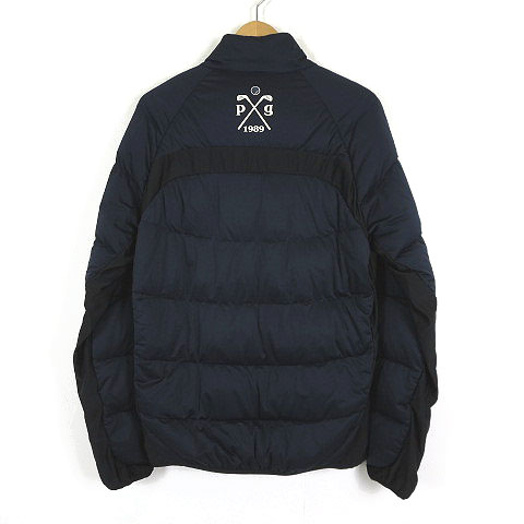 パーリーゲイツ PEARLY GATES ゴルフ ダウンジャケット ロゴ プリント  