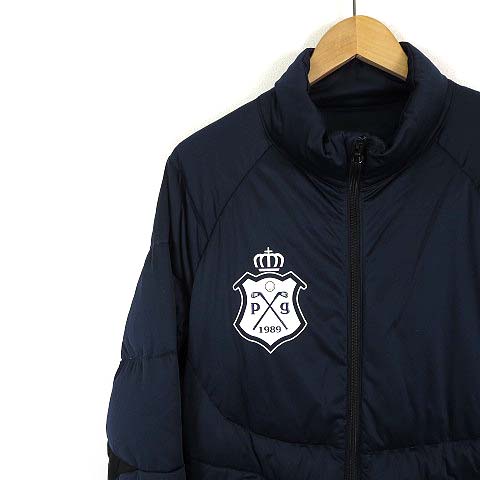 パーリーゲイツ PEARLY GATES ゴルフ ダウンジャケット ロゴ プリント  